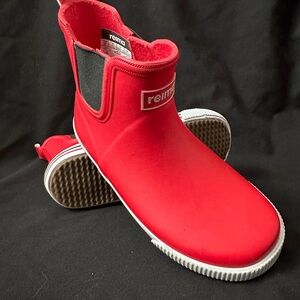 Reima Red Slip-On Ankle Boots Kids Size 12